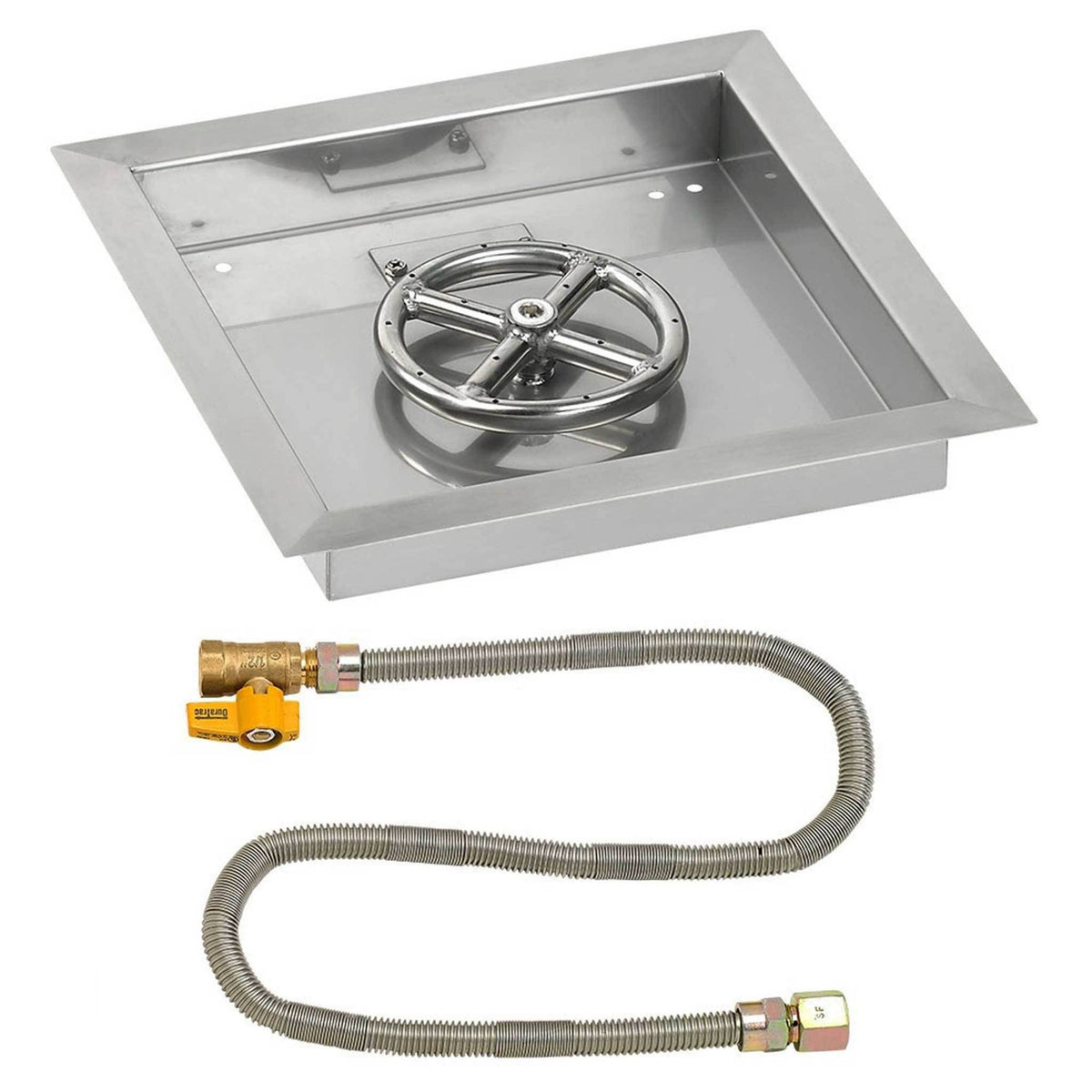 30x22 Stainless Steel Drop-In Pan with Match Light Kit Q3180