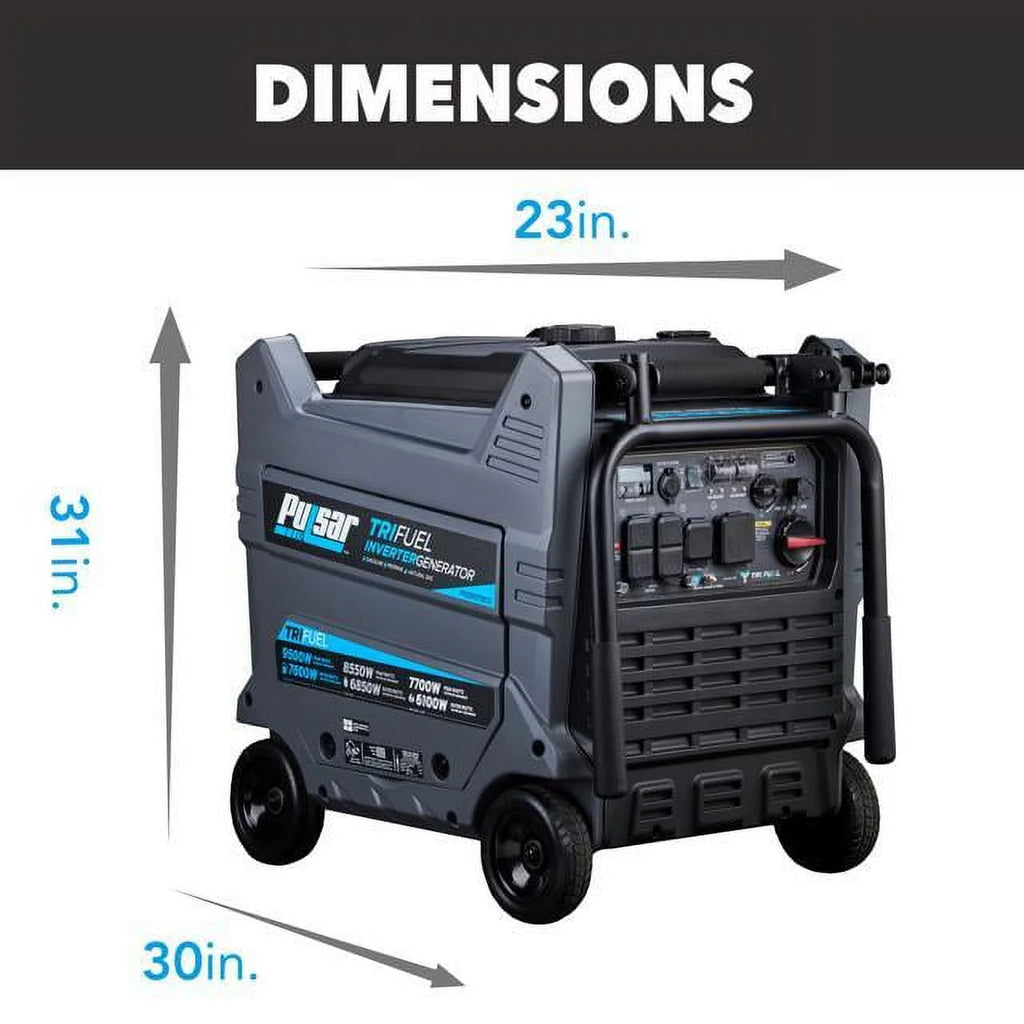 9500W Tri Fuel Portable Inverter Generator W76779