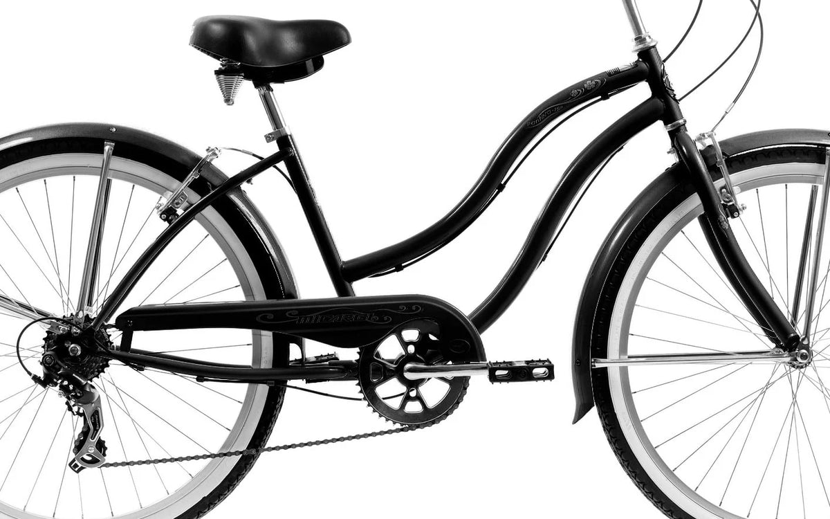 26 In. Single Speed Beach Cruiser Bicycle Pink E1741