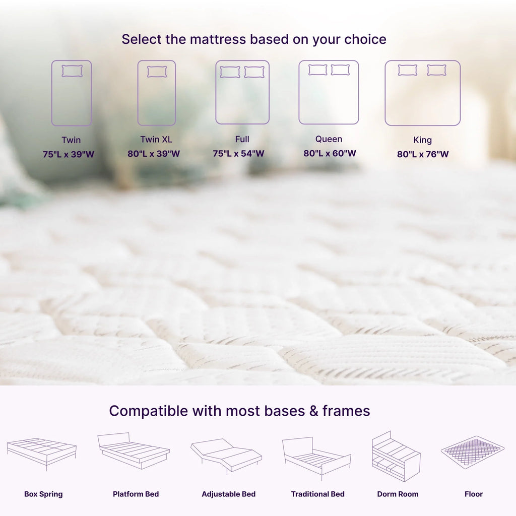 King Size Hybrid Memory Foam Pocket Spring Mattress J532711