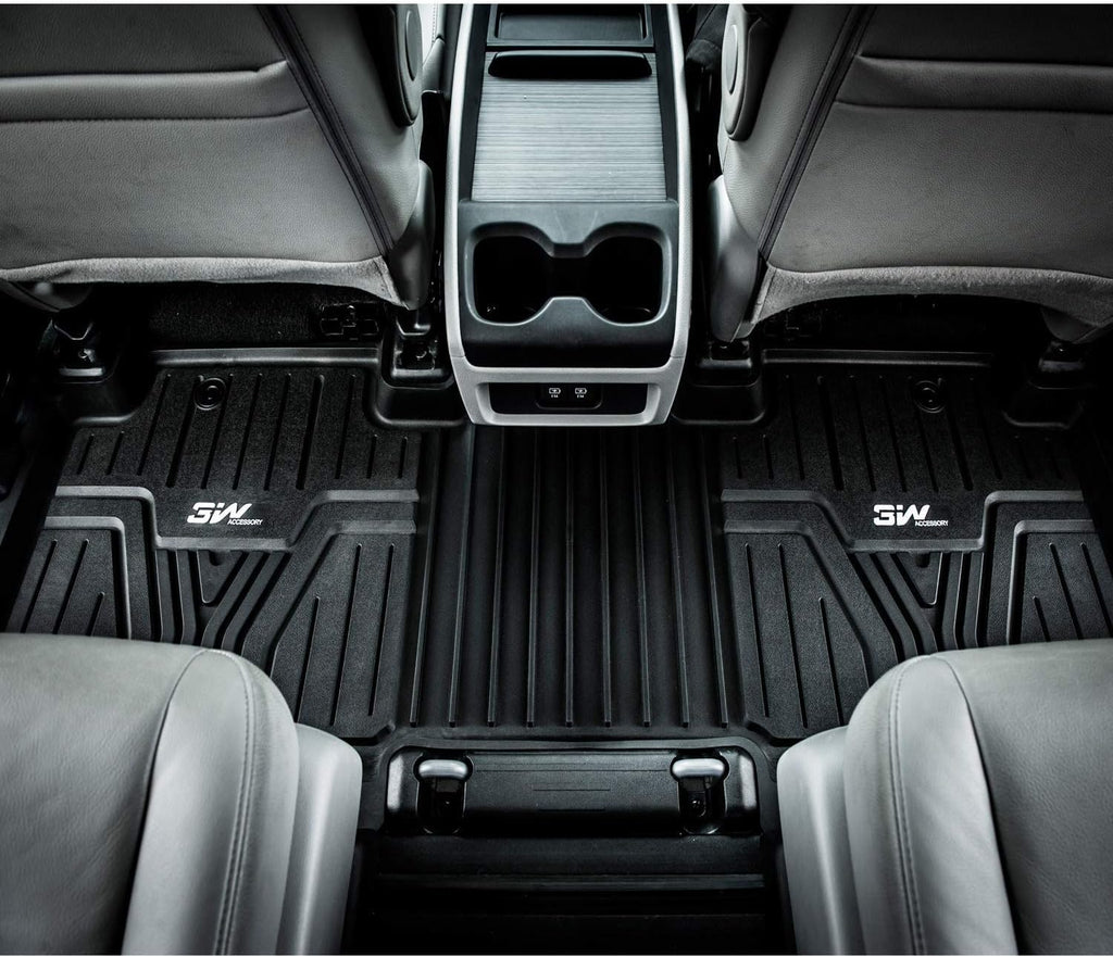 Black TPE All-Weather Car Floor Liners Full Set S831743