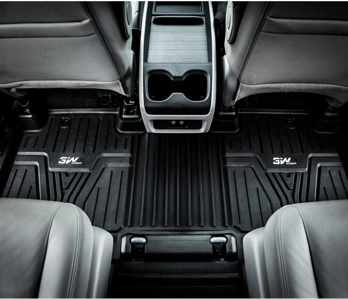 Black TPE All-Weather Car Floor Liners Full Set S831743