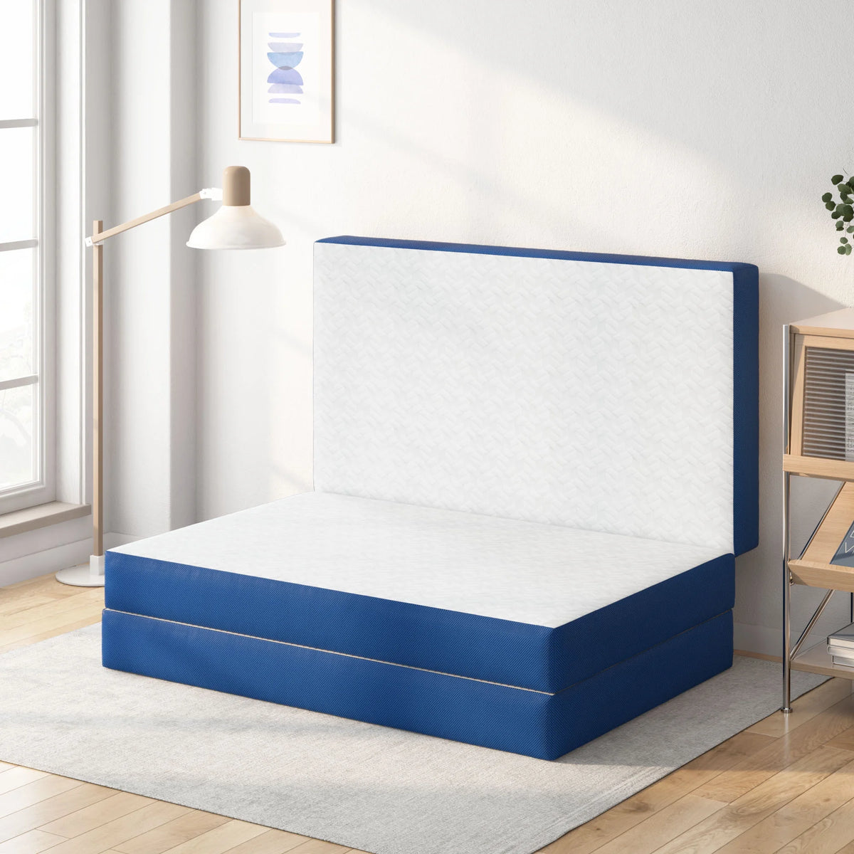 Twin Size Memory Foam Tri-Fold Mattress L9953