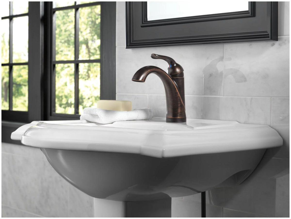 Venetian Bronze Single Handle Bathroom Faucet X778211