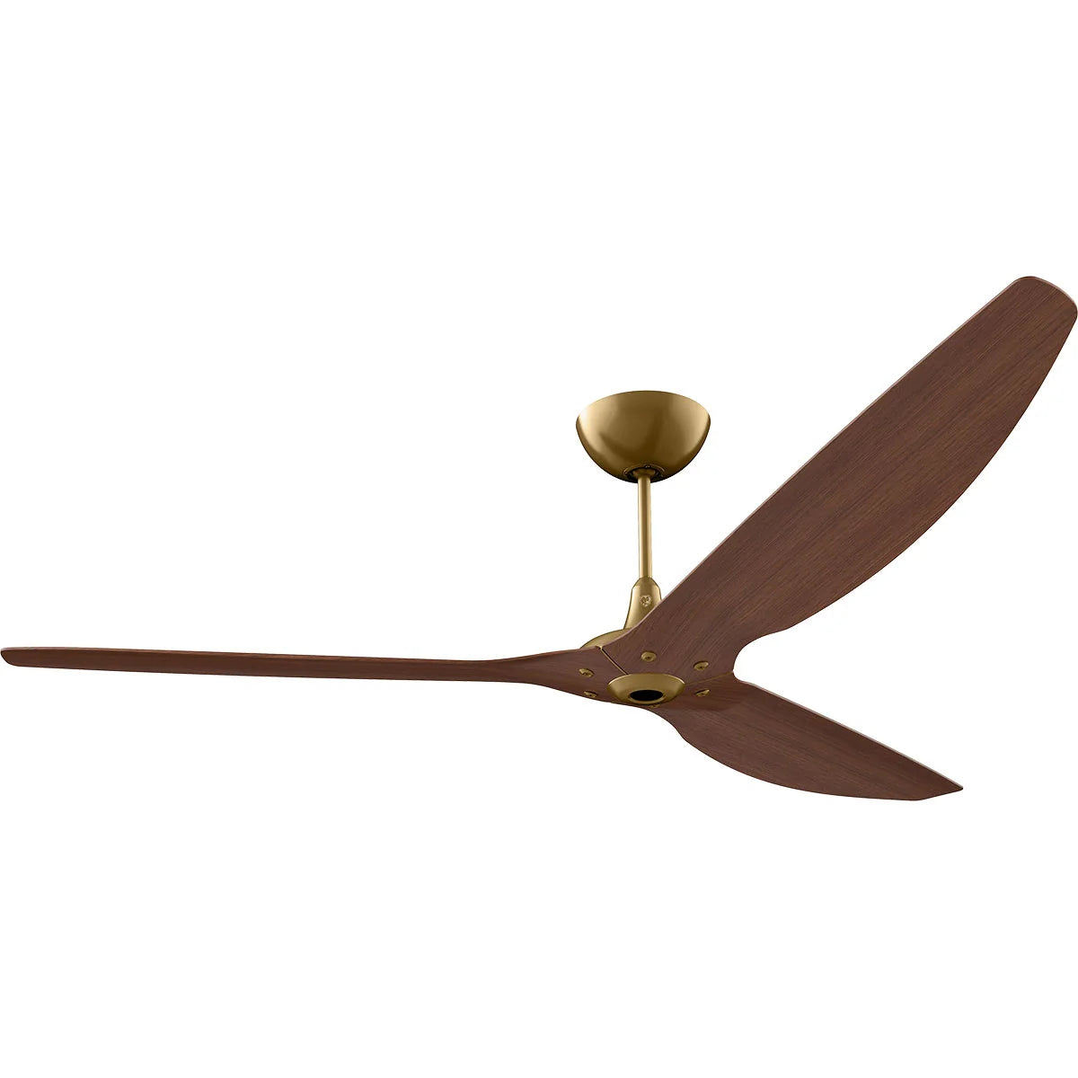 84 Ceiling Fan with Cocoa Bamboo Blades and Gold Finish T250
