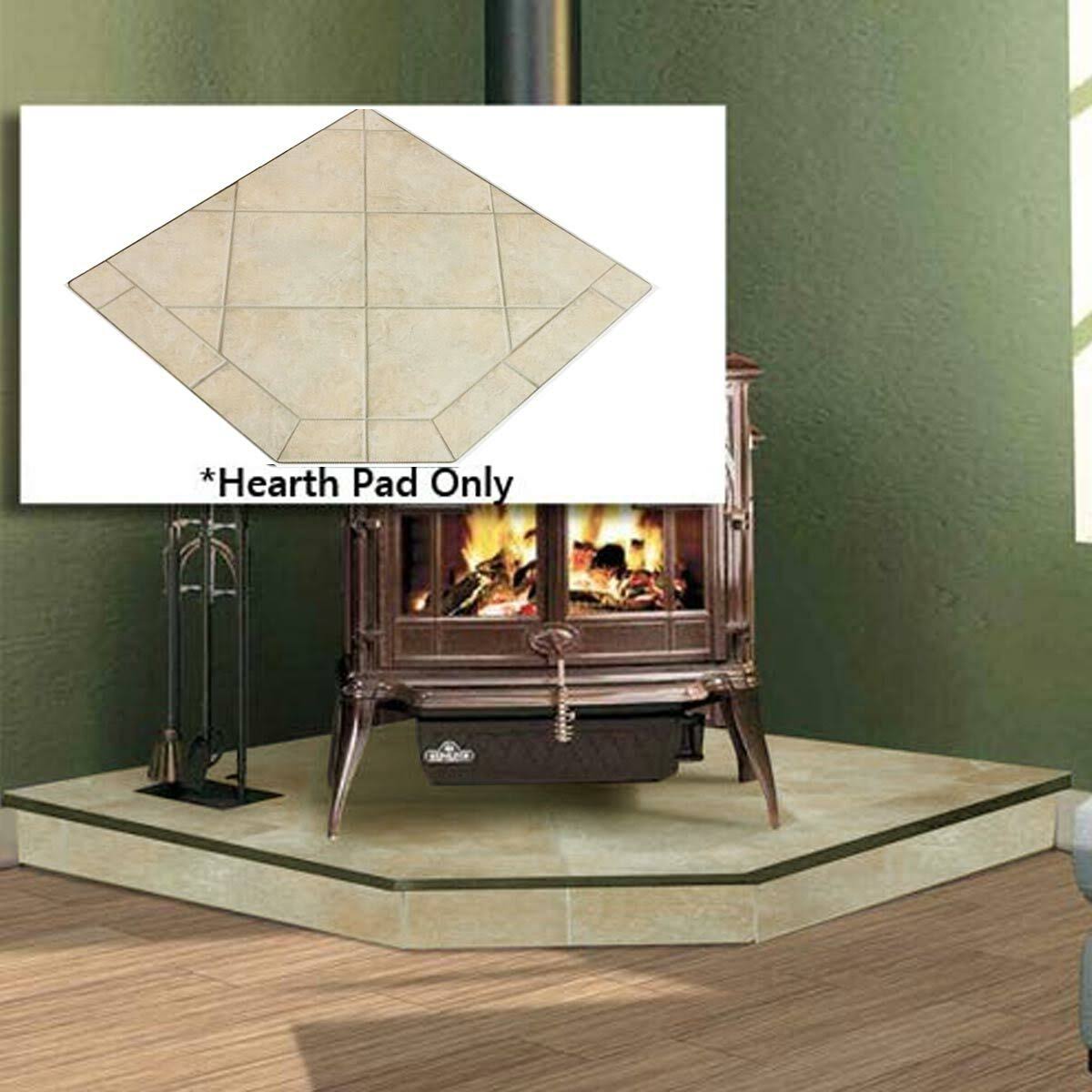40'' x 40'' Single Cut Corner Hearth Pad E938799