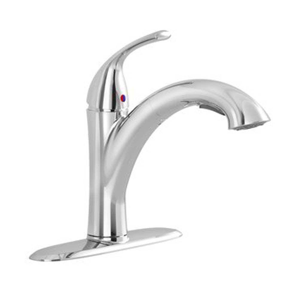 Single-Handle Pull-Out Kitchen Faucet in Chrome D234