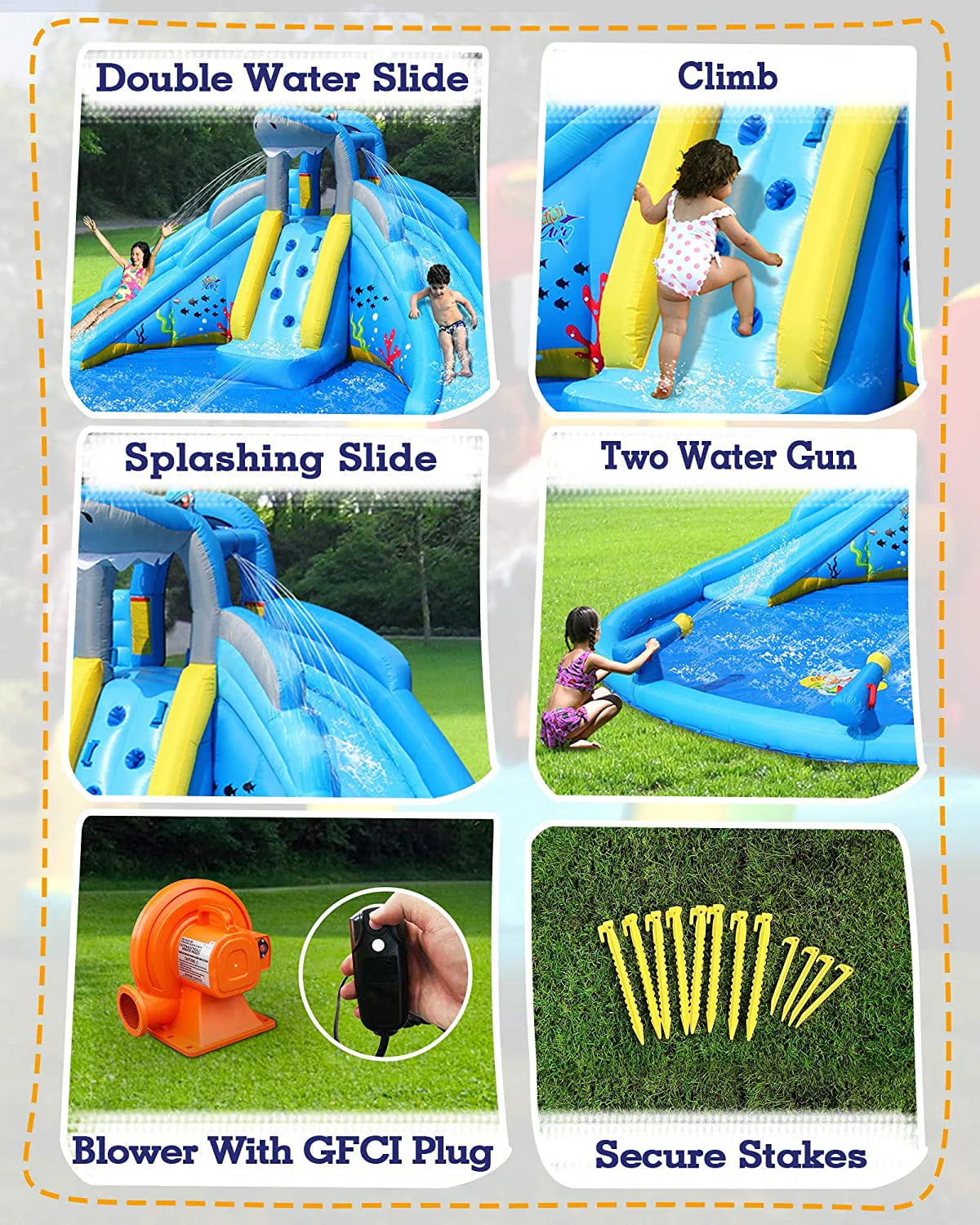 Inflatable Water Slide I549