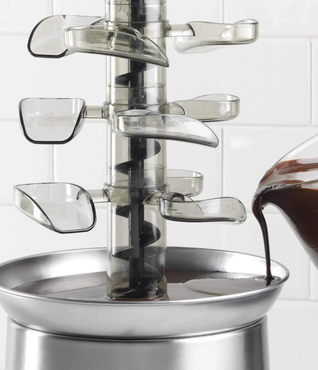 4-Tier Stainless Steel Chocolate Fondue Fountain X619