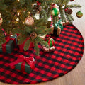 Christmas Tree Skirt 48Inch Buffalo Plaid U44500