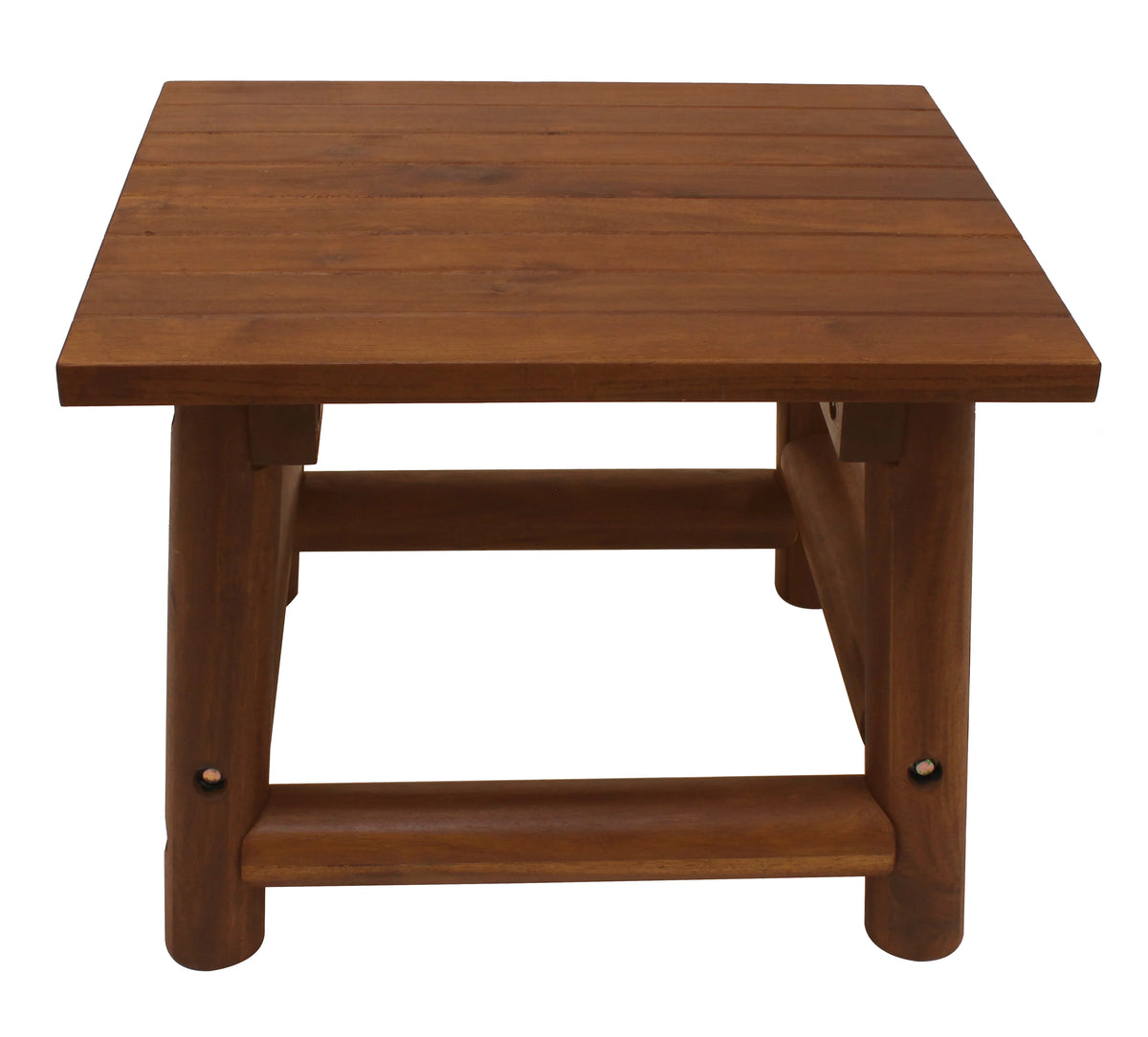Brown Rectangular Outdoor Patio End Table U27265