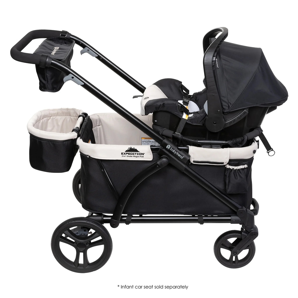 2-in-1 Stroller Wagon with Canopy O7615