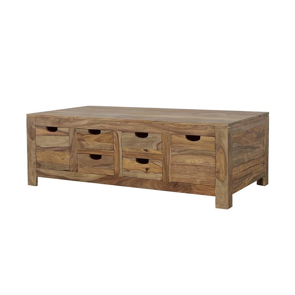 Wood 6-drawer Storage Coffee Table I598
