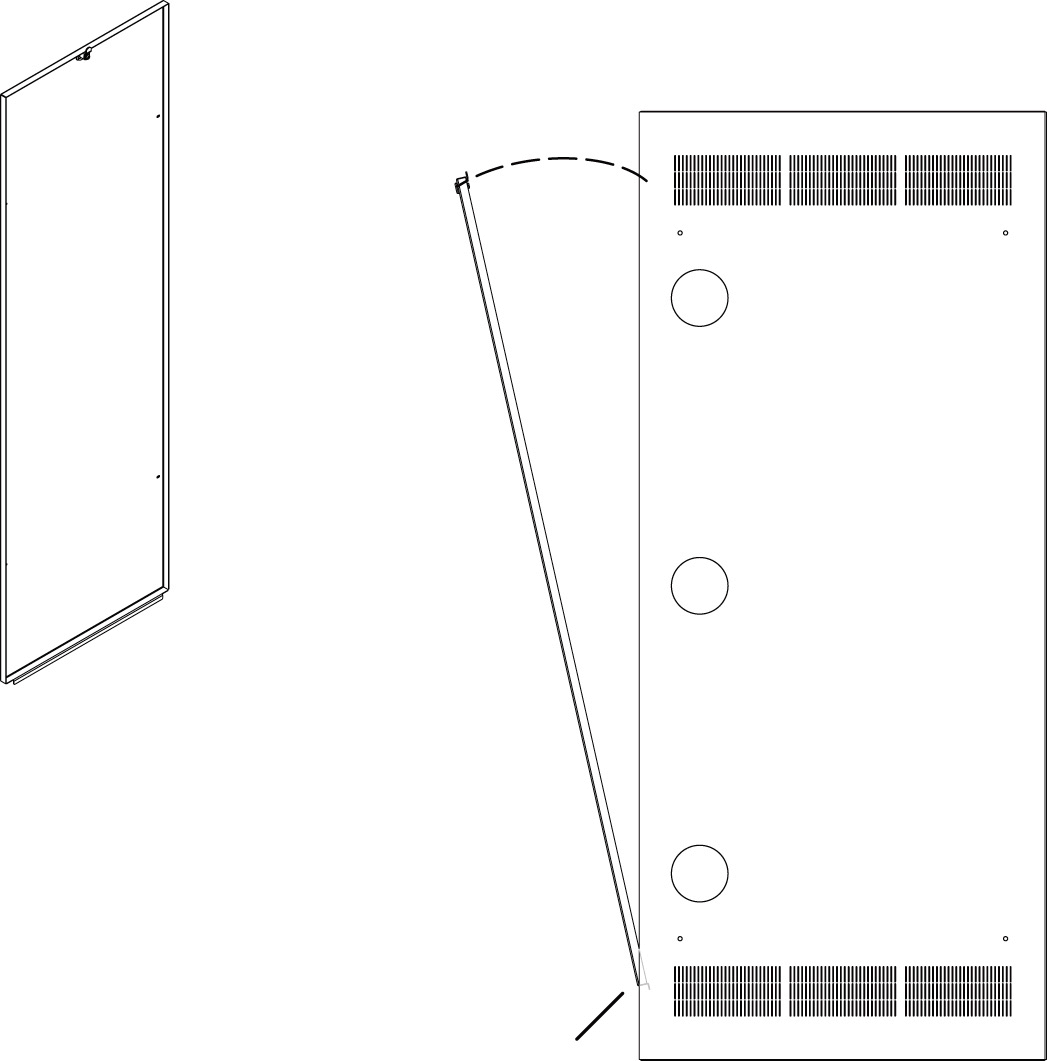 Rack panel access kit A536905