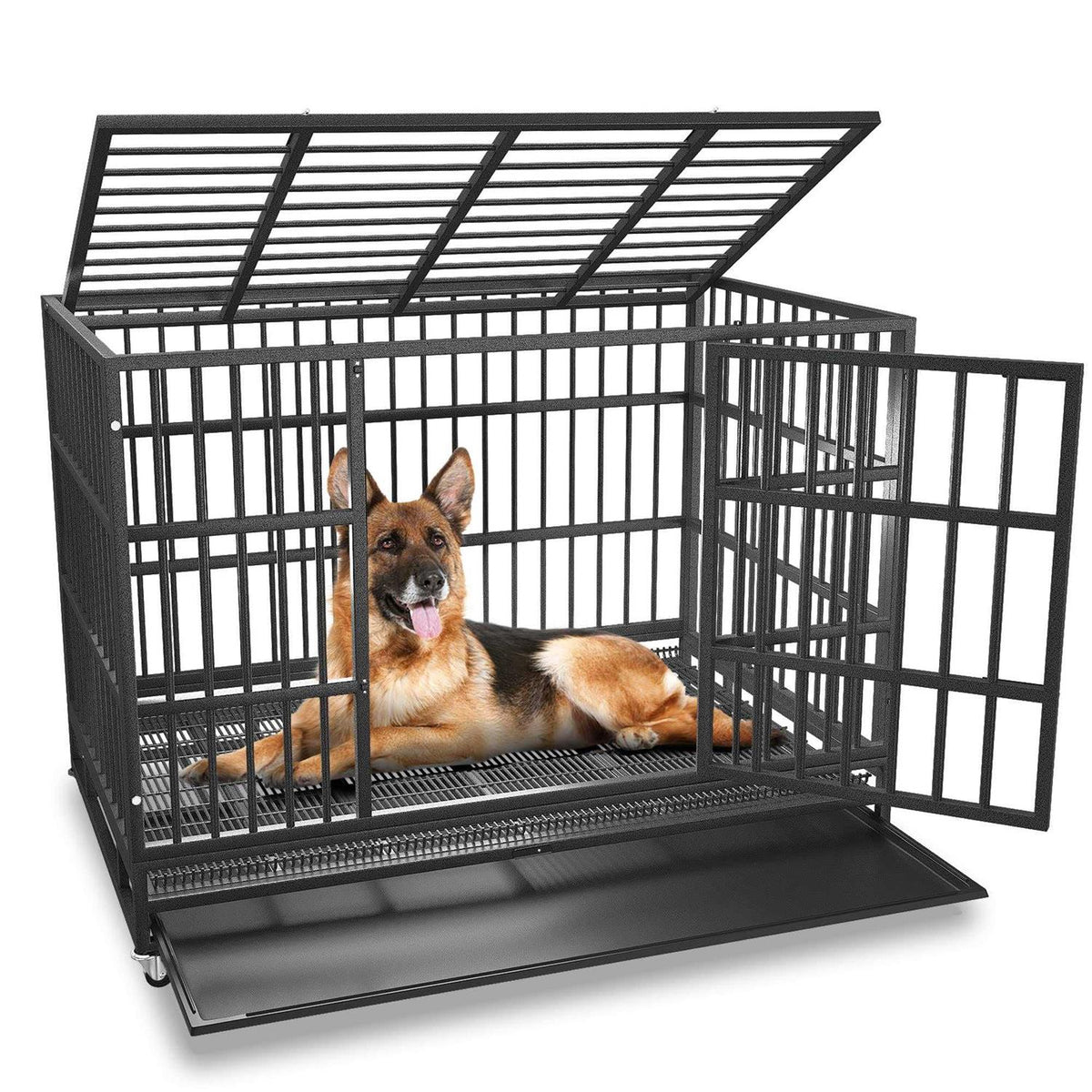 48/38 inch Heavy Duty Dog Crate B21865