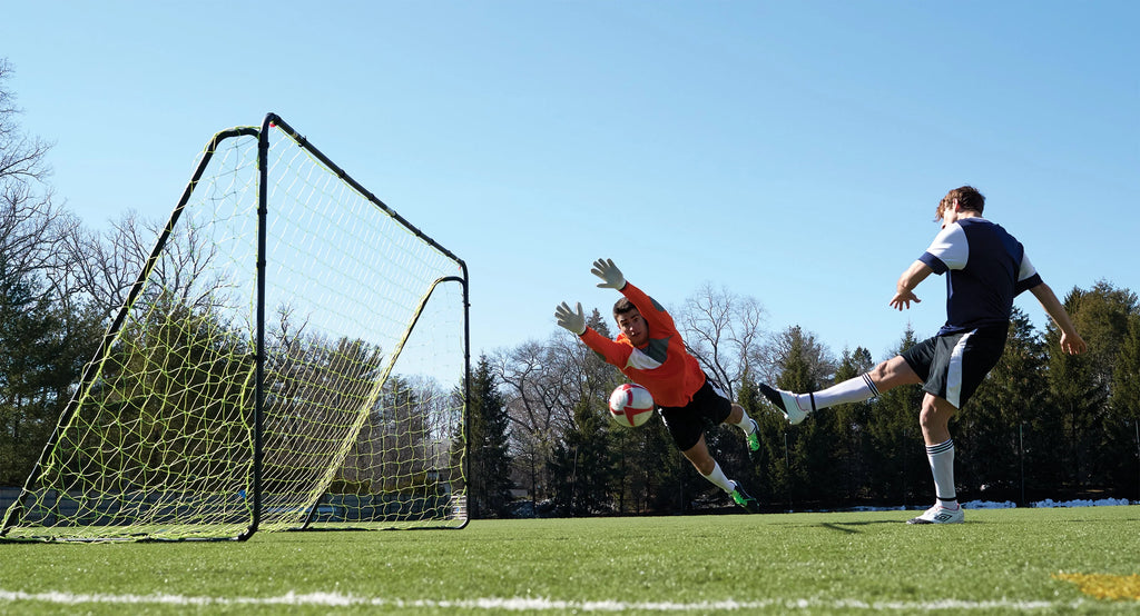 Steel Backyard Soccer Goal, 12 Ft. x 6 Ft. Soccer Net Y349959