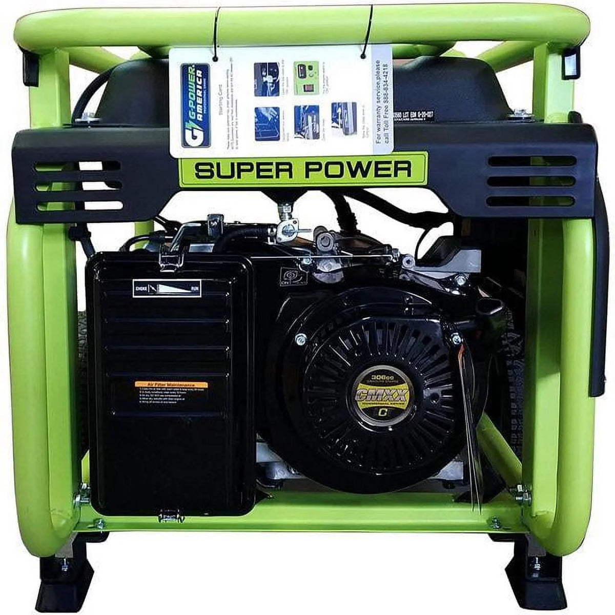 6500/5300-Watt Gasoline Portable Generator M124