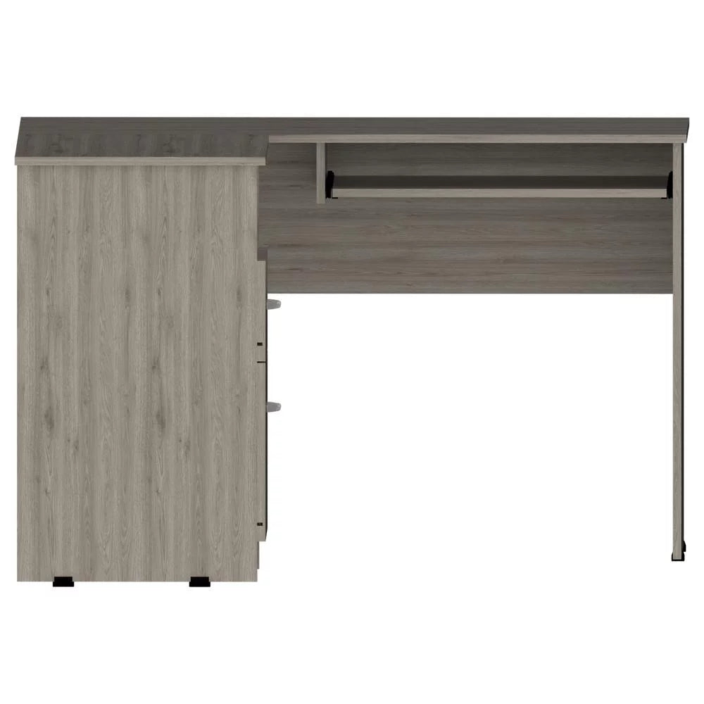 Light Gray L-Shaped Desk I20256