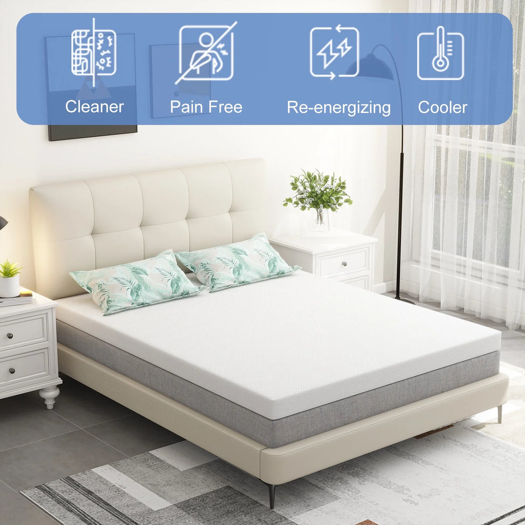 14 inch Gel Memory Foam Queen Size Mattress Z5050