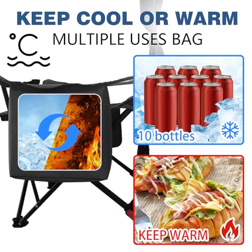 Reclining Camping Chair with Foot Rest Folding Lounger H205