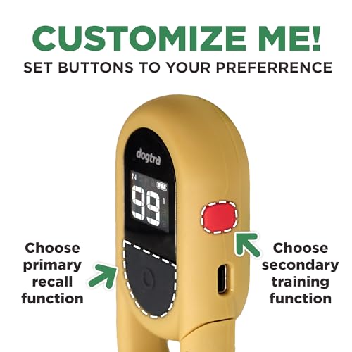 Tan Waterproof Rechargeable Dog Training Collar with Remote I5227