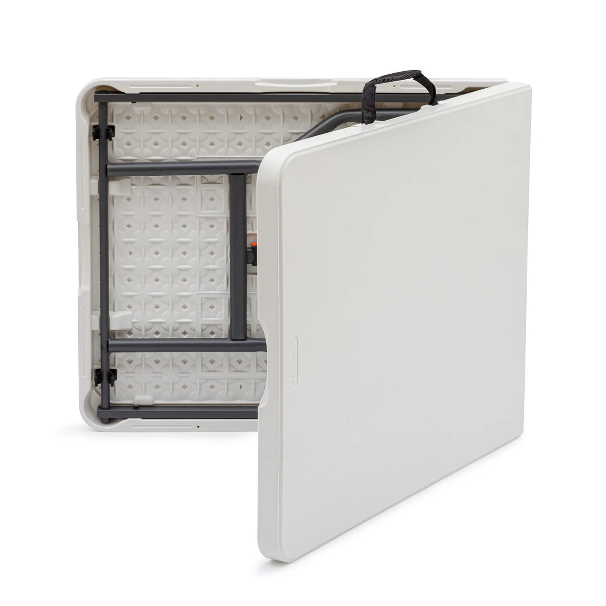 5-Foot White Folding Table Y68231
