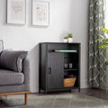 Black 2 Door Accent Cabinet L778112