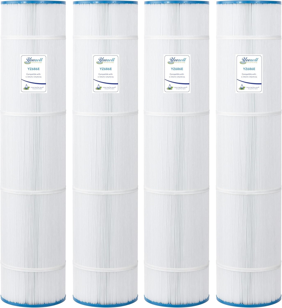 Swimming Pool Replacement Filter Cartridge 4Pack T669196