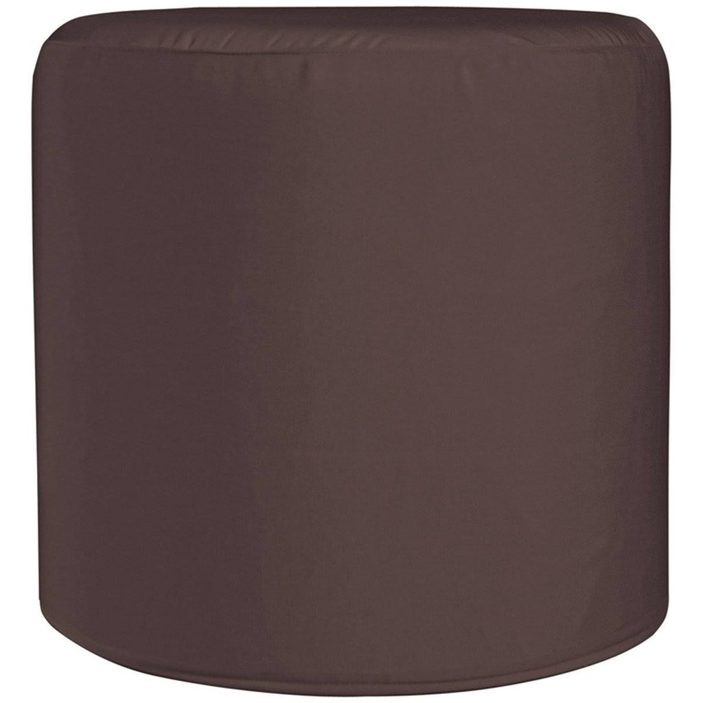 Turquoise Cylinder Ottoman M498