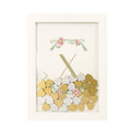 Floral Heart Drop Guestbook P5817