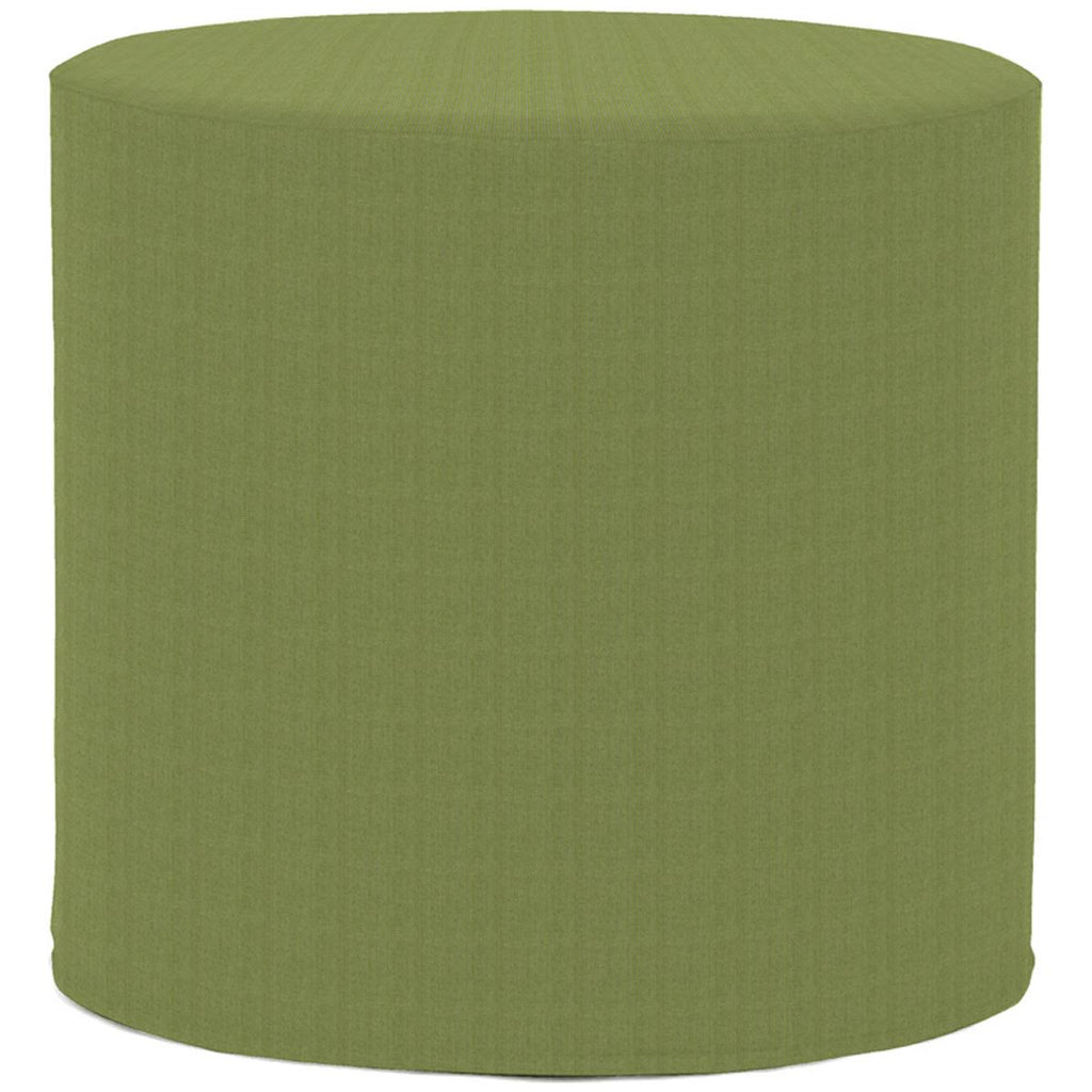 Turquoise Cylinder Ottoman M498
