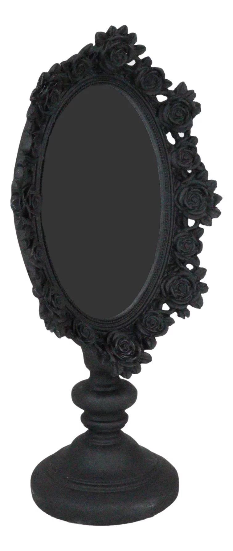 Black Floral Vanity Dresser Table Mirror L31593