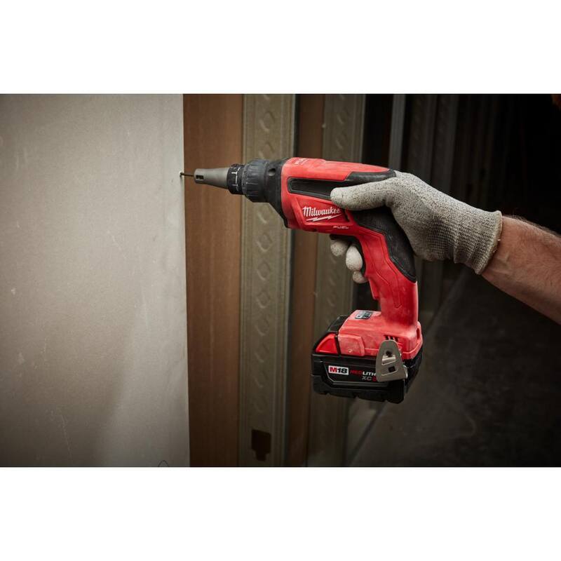 18V Lithium-Ion Brushless Cordless Drywall Screw Gun Kit with Mud Mixer Y6409