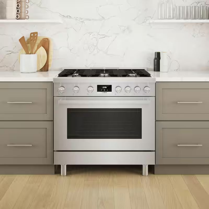 36 in. Dual Fuel Range with 6-Burners in Stainless Steel P603118