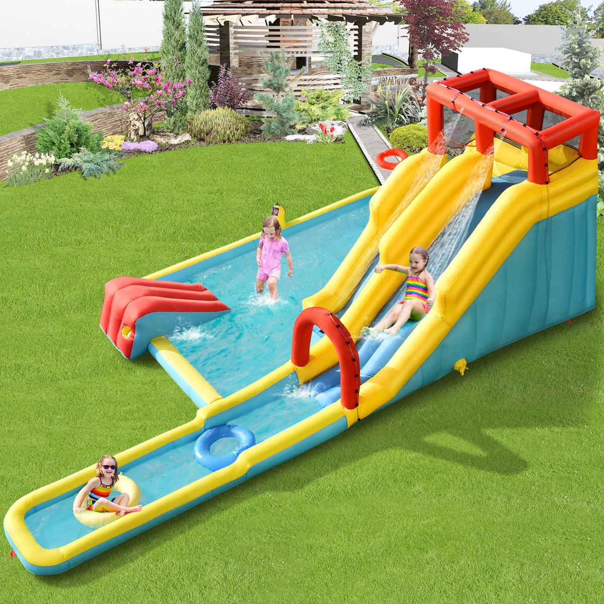 Inflatable Water Slide Castle U41861