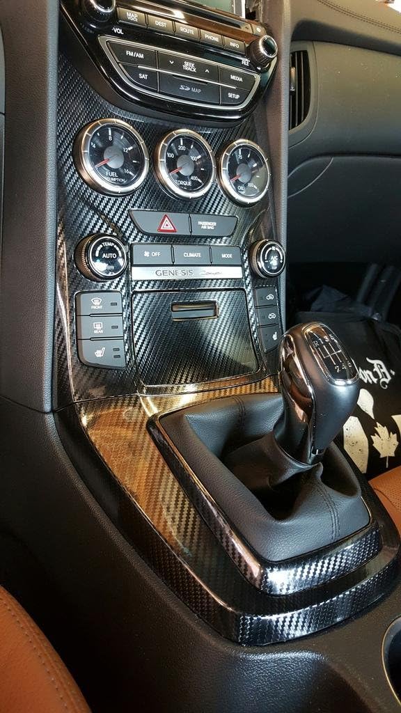 High Gloss Black Carbon Vinyl Wrap Film 2ft x 5ft Pack of 2 A571