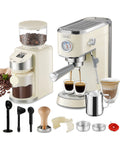20 Bar Espresso Machine with Burr Coffee Grinder X9135