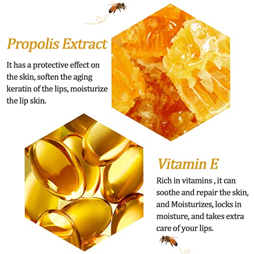 4 PCS Honey Lip Balm Lip Mask W70093
