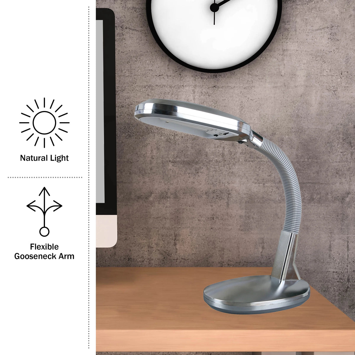 Adjustable Gooseneck Desk Lamp N283464