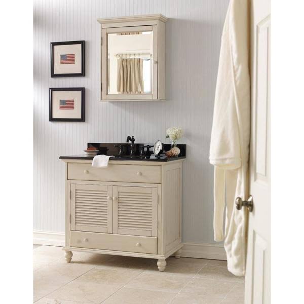 Antique White Wall Cabinet Y8061
