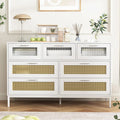 7 Drawer Rattan Dresser C491