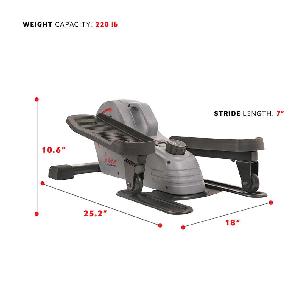 Compact Magnetic Standing Elliptical Machine with Handlebars K731