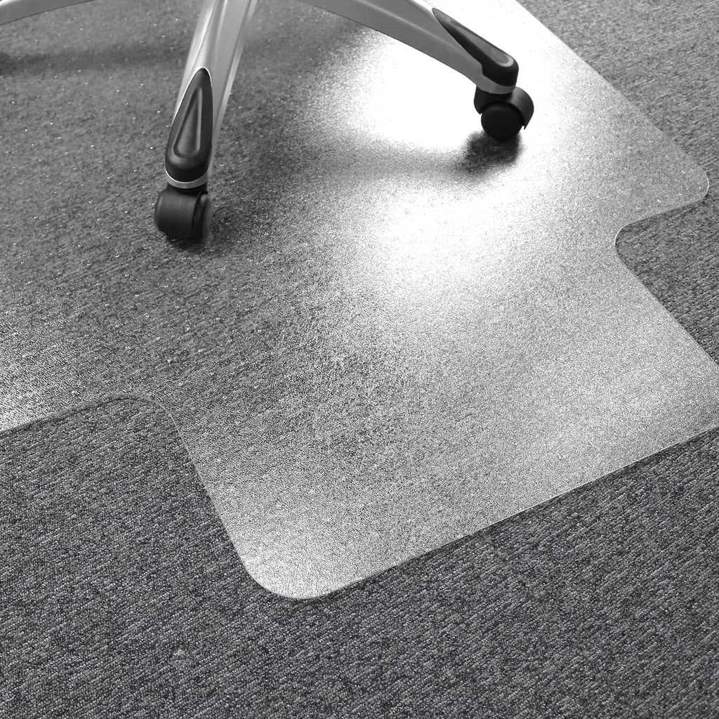 Clear Polycarbonate Chair Mat for Carpets up to 1/2" - 35 x 47" F66441