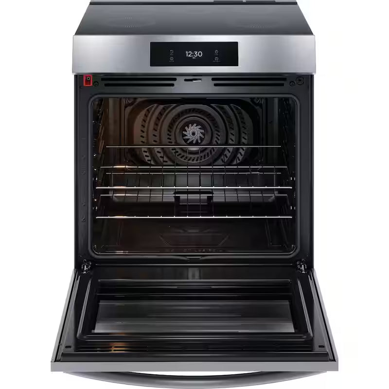 30 in. 6.2 cu.ft. Slide-In Induction Range Stainless Steel M4072