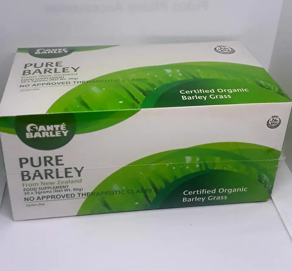 Pure Barley New Zealand Blend with Stevia 3 Boxes 90 Sachets Q534