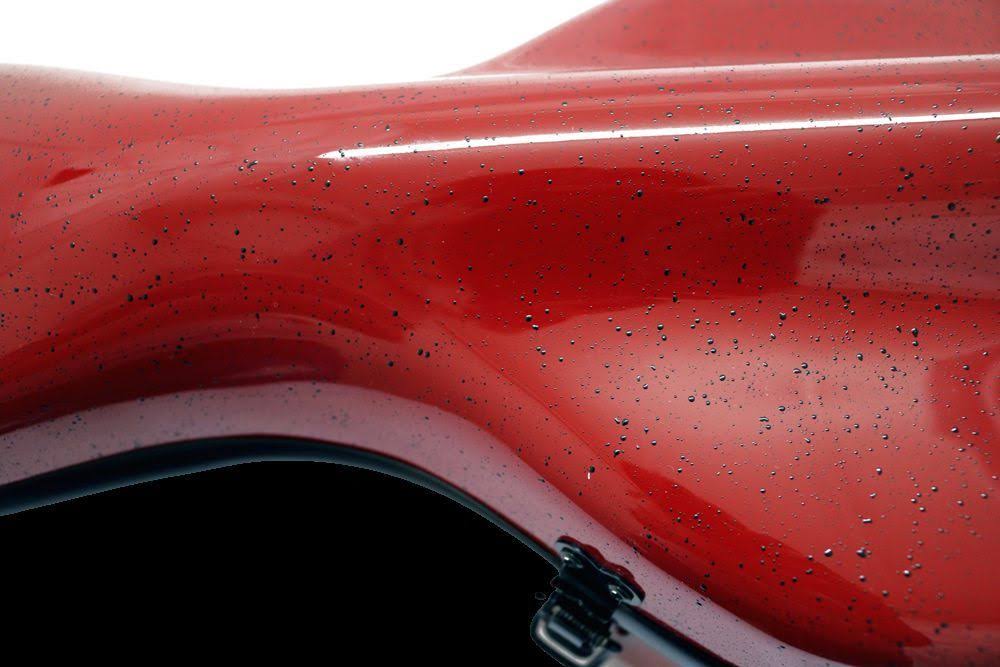 Red 4/4 Fiberglass Violin Case H741004