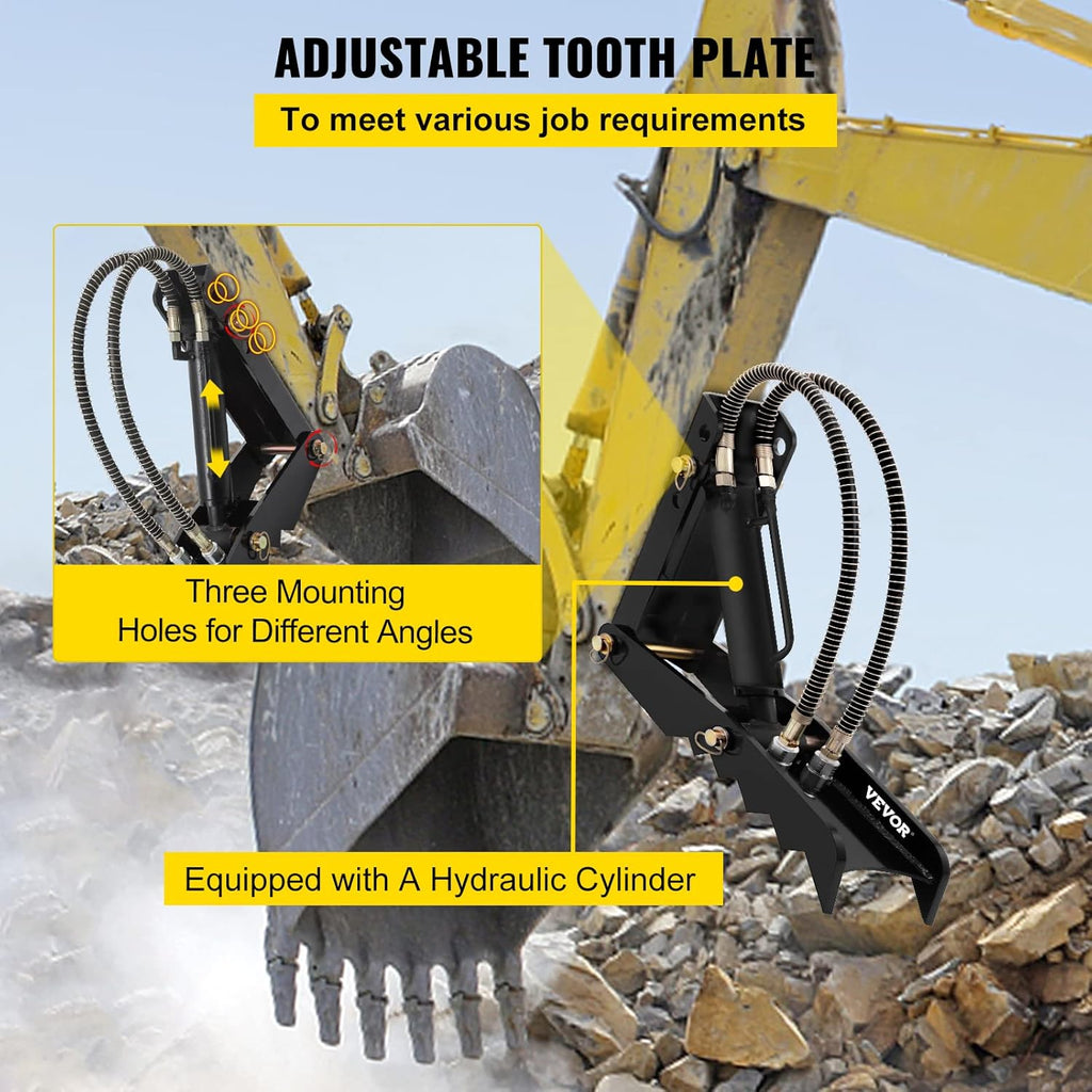 21 inch Hydraulic Backhoe Thumb Attachment with Cylinder O98822