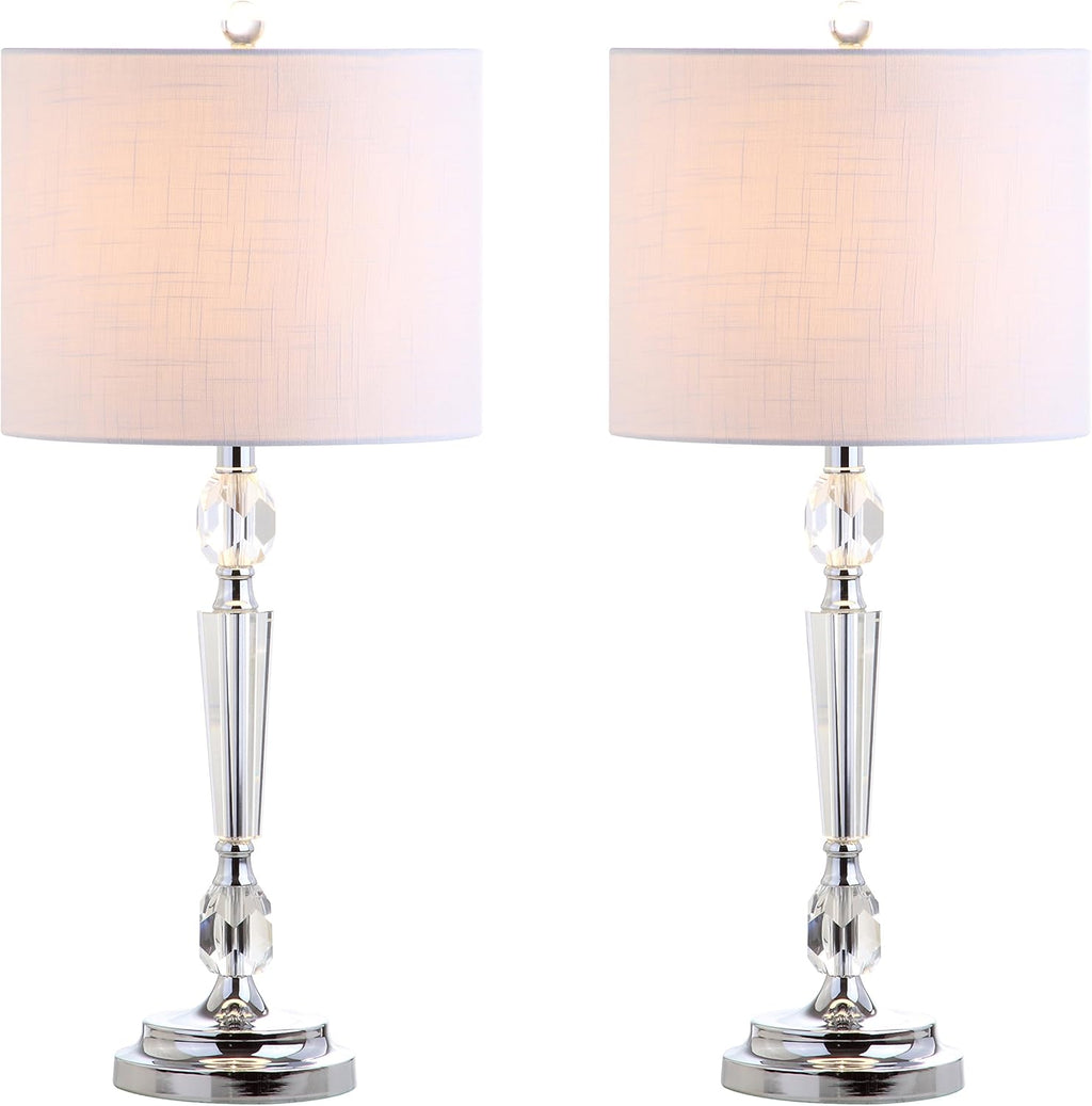 Clear Crystal LED Table Lamp Set of 2 T70037