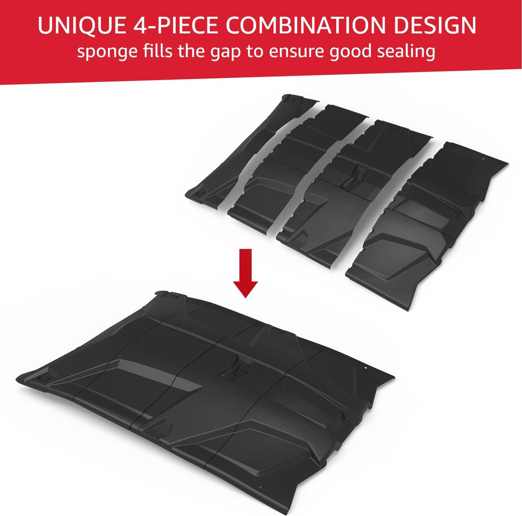 4-Piece Polyethylene 4 Seater Roof T72491
