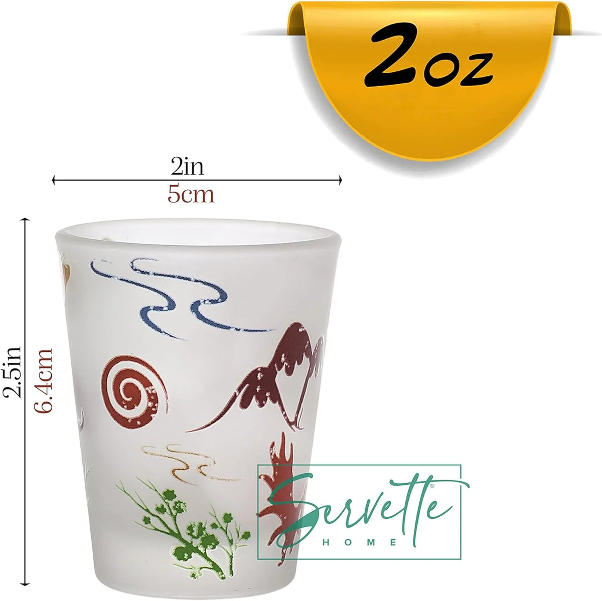 Tequila Shot Glasses 2oz Set of 12 G3009